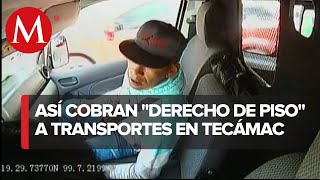 Captan extorsión en un transporte público del Estado de México [upl. by Hareema330]