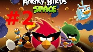 Angry Birds Space Walkthrough Gameplay part 2 pc HD [upl. by Ainattirb434]