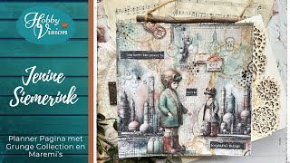 FBLive  09102024  Jenine Siemerink  Planner Pagina met Grunge Collectie en Maremis Books [upl. by Malvie839]