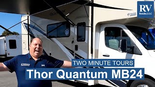 Thor Quantum MB24 Motorhome Tour with Matt’s RV Reviews [upl. by Pyszka578]