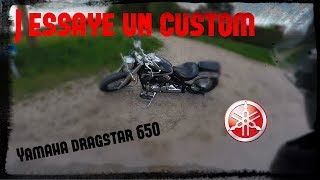 Test Vlog 1  Jessaye une Yamaha Dragstar 650 [upl. by Land363]