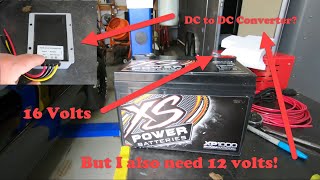 How To  Install a 16 volt battery with a 12 volt DC to DC Converter [upl. by Sesiom]