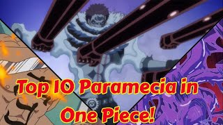 One Piece Top 10 Paramecia Users [upl. by Darya956]