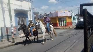 tradicional cabalgata en honor a la virgen de candelaria 2022 en tuxtla chico chiapas [upl. by Doughman911]