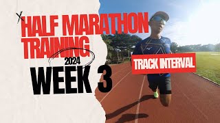 Half Marathon Training Series Interval track di pacenya Kipchoge 0259km [upl. by Amsab]