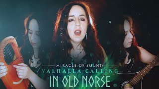 Valhǫll kallar mik VALHALLA CALLING IN OLD NORSE  Miracle of Sound cover by The Pagan Minstrel [upl. by Yruama61]