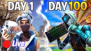 Fortnite Keyboard amp Mouse Week 3 Day 1 Progression Controller to KBM Am I Him yet [upl. by Carmon723]