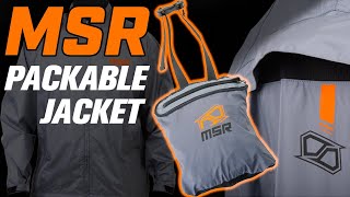 MSR Packable Weatherproof Jacket [upl. by Novyaj]