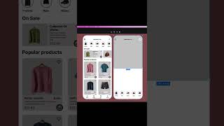 How to design Ecommerce mobile app short design figmatutorial [upl. by Adnuahsar]