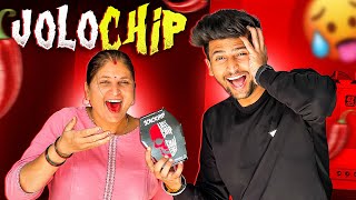 JOLO CHIP CHALLENGE WITH MUMMY gone wrong  DAY 42 [upl. by Enoek506]