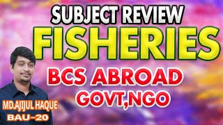 Fisheries Subject ReviewFisheries Subject Job Sector [upl. by Fitzger]