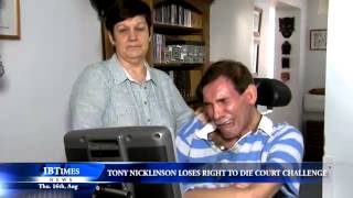 Tony Nicklinson Loses Right to Die Court Challenge [upl. by Nomzed]