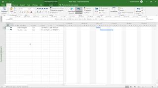 Msproject 2  planification auto manuelle [upl. by Redep]