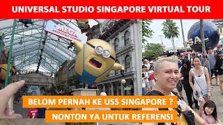 Universal Studio Singapore Update 2024  USS Singapore Virtual Tour Part 1 [upl. by Sadye]