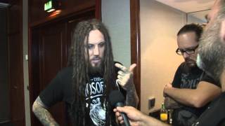 Korn Interview for Metal Impressions  Cologne September 2013 [upl. by Yemar356]