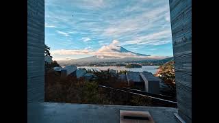 Lake Kawaguchi Fuji View Sunrise Time Lapse  Hoshinoya Fuji  20241019 [upl. by Soneson666]