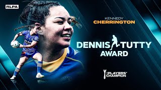 Kennedy Cherrington wins the 2024 Dennis Tutty Award from the NRLW [upl. by Eceirahs]