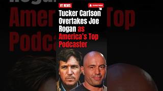 Tucker Carlson Overtakes Joe Rogan as America’s Top Podcaster [upl. by Llehcnom89]