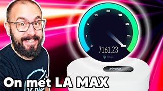 Freebox Ultra  comment jai DÉBLOQUÉ les 8 GIGA de ma connexion FIBRE [upl. by Manoff]