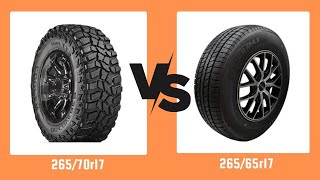 Tire Size 26570r17 vs 26565r17 [upl. by Marala893]