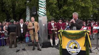 Maibaum Viktualienmarkt 2017 Aufstellen  Rede Dieter Reiter [upl. by Lime]