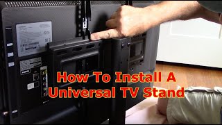 How To Assemble A Universal TV Stand [upl. by Dacy]