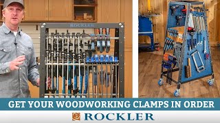 Best Mobile Woodworking Clamp and Tool Storage Rack [upl. by Neemsaj]