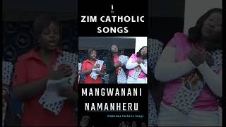 Zimbabwe Catholic Songs  Shorts Catholic Songs  Mangwanani Namanheru [upl. by Kenway]