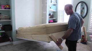 DIY wall bed for under 150 [upl. by Tarkany137]