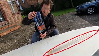 How to replace a slot flusher slot gasket  windsurf longboard [upl. by Nyltiak]