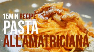 Pasta amatriciana  Traditional italian recipe  Cookcast [upl. by Nugent90]