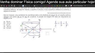 Espelho Côncavo  UEMA  Com grande aplicação no dia a dia o espelho esférico é uma calota esférica [upl. by Heinrike]