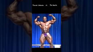 Posing Two Builders Ronnie vs Phil🔥 shorts motivation ronniecoleman philheath [upl. by Imoyaba]