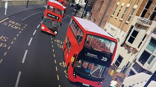 OMSI 2 Addon London  Route 201  Herne Hill  Streatham Station  Studio polygon Lite  London [upl. by Drona756]