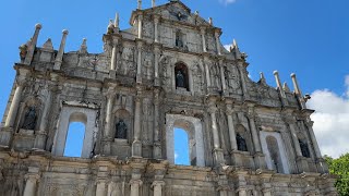 Macau Ruins of St Paul The Londoner Tree of Prosperity Wynn Macau [upl. by Ztnahc436]