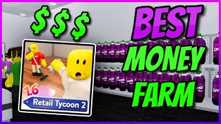 Roblox  Retail Tycoon 2 OP Money Farm [upl. by Orabla]