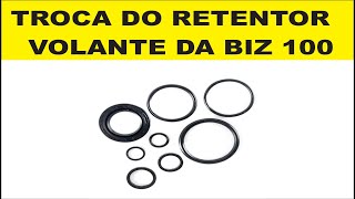 RETENTORVOLANTEMAGNETOBIZ100 COMO TROCAR RETENTOR DO VOLANTE MAGNETO DA BIZ 100 [upl. by Ahsilahs]