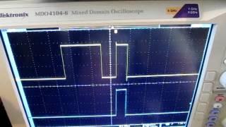 57 Setting up variable doublepulse using Tek AFG [upl. by Nodlew624]