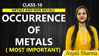 Occurrence of Metals Class 10MetallurgyExtraction of metals class 10Metals and nonmetalsCBSE [upl. by Mraz263]