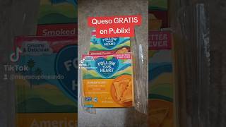 FREE cheese w ibotta en Publix queso GRATIS couponing [upl. by Eibot69]