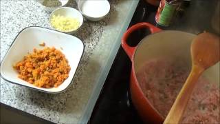 Lasagna Sauce Meat Sauce Marinara Episode 6  In the kitchen with Natasha [upl. by Bogie]