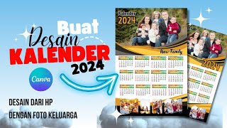 Cara Membuat KALENDER 2024 Di Canva  Tutorial Untuk Pemula [upl. by Knarf305]