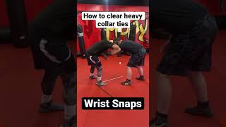 HOW TO BEAT HEAVY COLLAR TIES  BJJ amp WRESTLING [upl. by Pip964]