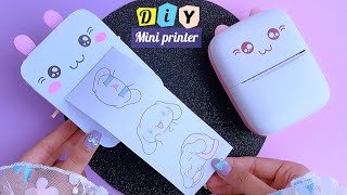 DIY sticker print machine  handmade printer machine at home  easy to make  Tonni art and craft [upl. by Kcir]