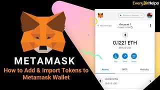 How to Add Custom Tokens to Metamask Wallet 2024 Import Token to Metamask [upl. by Eigger]