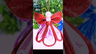 DIY Christmas Angels Ornaments for Christmas Tree Decorations🎄christmas shorts decor angel [upl. by Evaleen35]