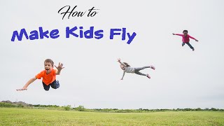 How to Make Kids Fly  Levitation Photography [upl. by Togram]