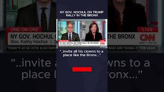 NY Gov Hochul on Trump Rally in the Bronx GovHochul TrumpRally Bronx [upl. by Alfie]