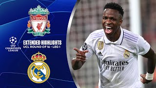 Liverpool vs Real Madrid Extended Highlights  UCL Round of 16  Leg 1  CBS Sports Golazo [upl. by Arhoz526]