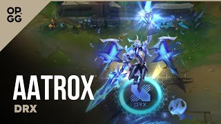 DRX Aatrox – OPGG Skin Review – League of Legends [upl. by Gillman]